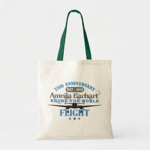 Tote Bag Amelia Earhart anniversaire de 75 ans