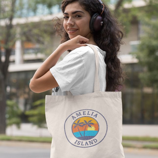 Tote Bag Amelia Island, Floride style classique défraîchi (Créateur téléchargé)