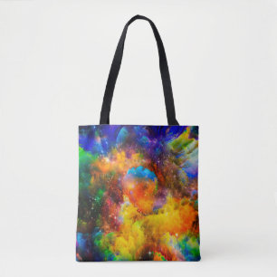 Tote Bag Aménagement créatif des éléments fractaux, illumin