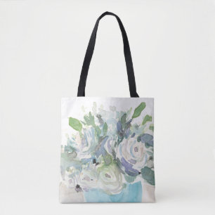 Tote Bag Aménagement de printemps - Bouquet d'aquarelle