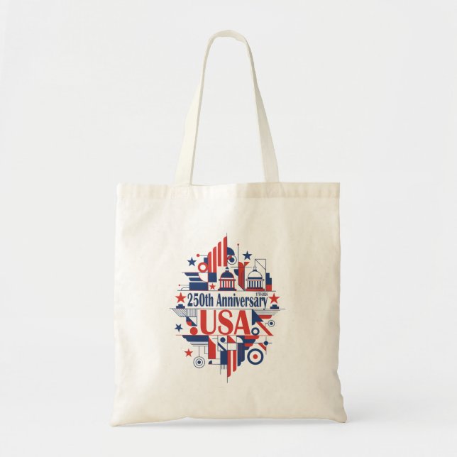 Tote Bag America’s 250th anniversary (Devant)