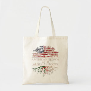 Tote Bag Américain cultivé avec des racines algériennes