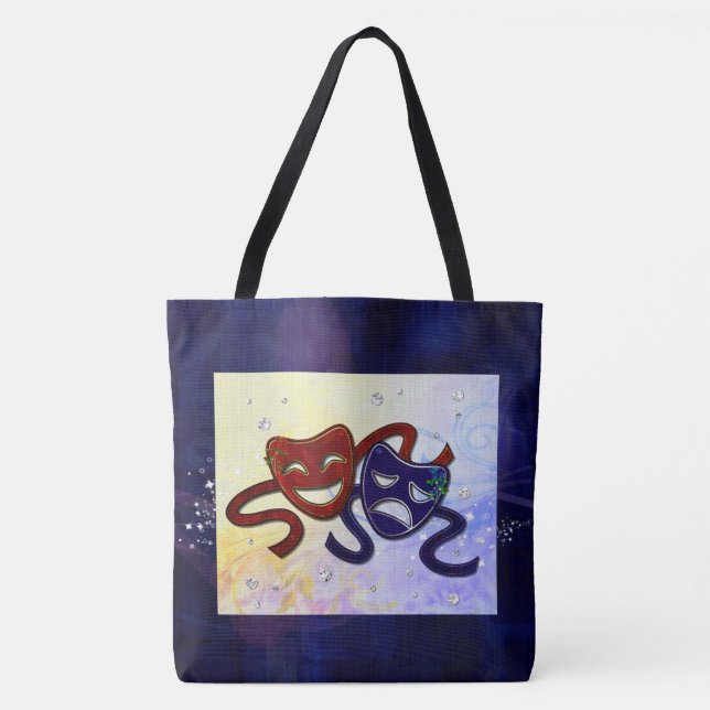 Tote Bag American Drama Comedy & Tragédie (Devant)