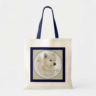 Tote Bag American Eskimo Dog Cadeaux Art Fourre-tout