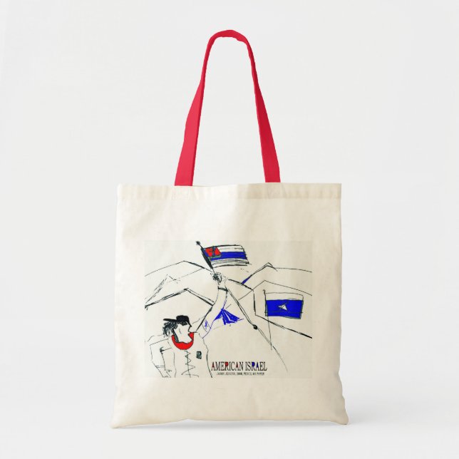TOTE BAG AMERICAN ISRAEL (Devant)