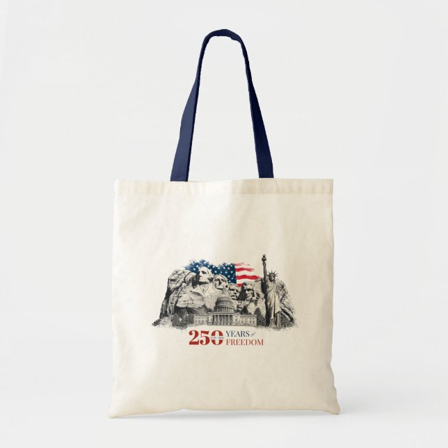 Tote Bag America's Semiquincentennial 250 Years of Freedom (Devant)