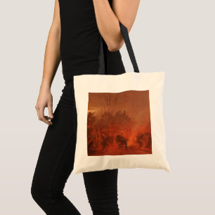 Tote Bag Amérindiens vintage, Danse du buffle par Wimar