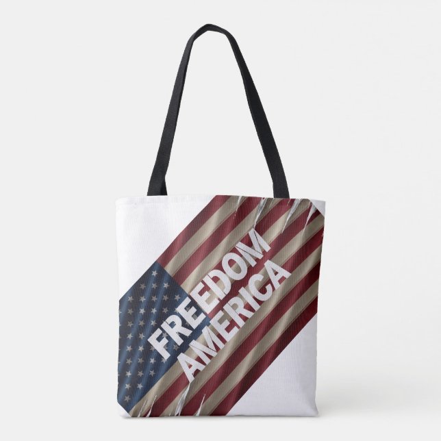 TOTE BAG AMÉRIQUE DE LA LIBERTÉ (Dos)