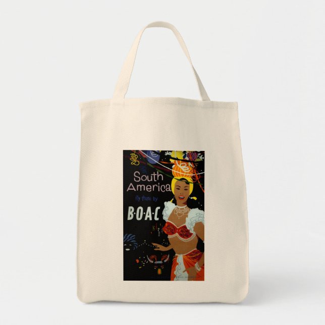 Tote Bag Amérique du Sud ~ Vol là (Devant)