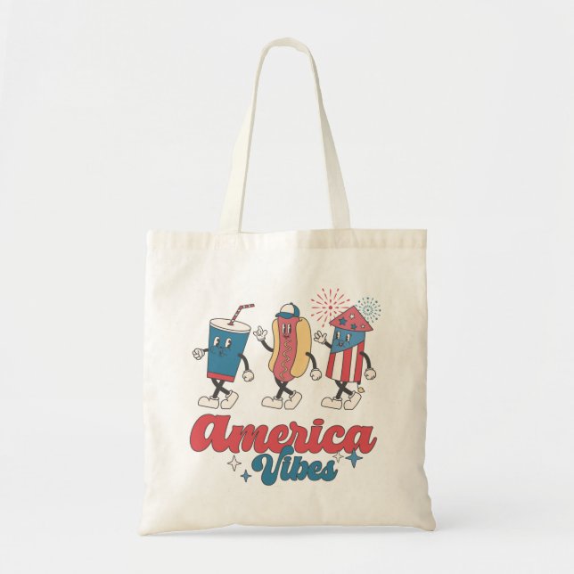 Tote Bag Amérique Vibes (Devant)