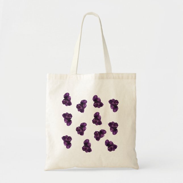 Tote Bag Amethyst Crystal Stone Budget Fourre-tout (Devant)