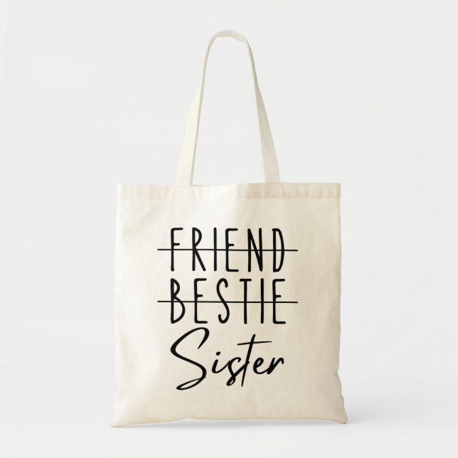Tote Bag Ami Bestie Soeur (Devant)