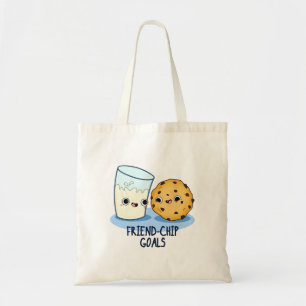 Tote Bag Ami-Chip Buts Drôle Lait Cookies Pun