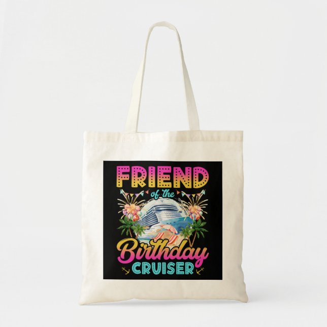 Tote Bag Ami de l'anniversaire Cruiser Vacation (Devant)