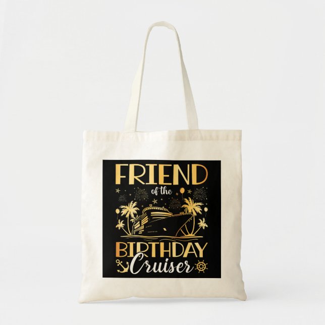 Tote Bag Ami de l'anniversaire Cruiser Vacation (Devant)