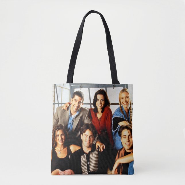 Tote Bag AMIS™ | Cast assis dans l'appartement de Monica (Devant)