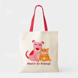 Tote Bag Amis de chien et de chat