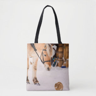 Tote Bag Amis du cheval et du lapin