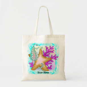 Tote Bag Amis étoile de mer hippocampe