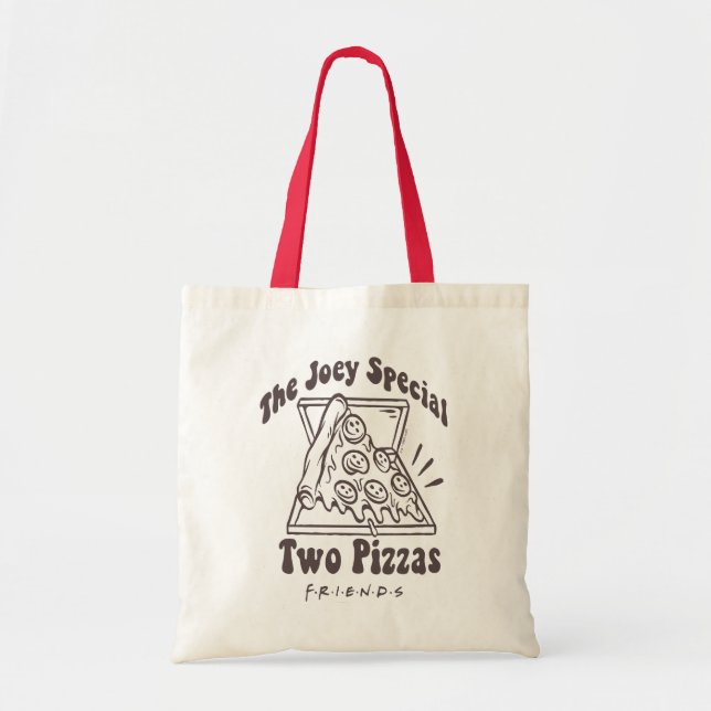 Tote Bag AMIS™ | Joey Pizza Citation (Devant)