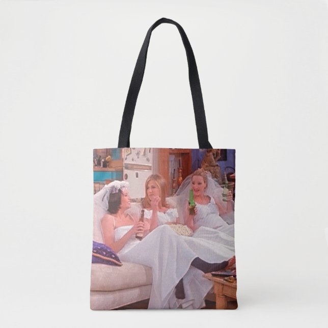 Tote Bag AMIS™ | Les filles en robe Mariage (Devant)