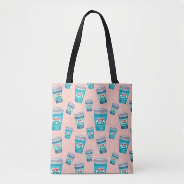 Tote Bag AMIS™ | Motif Central Perk Coffee Cup (Devant)