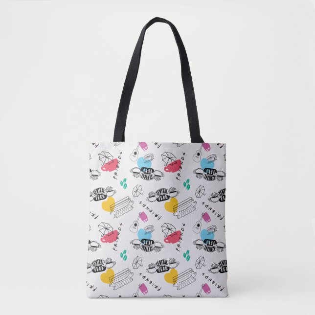 Tote Bag AMIS™ | Motif d'icône (Devant)