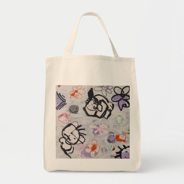 Tote Bag Amis par Charlotte et John (Devant)