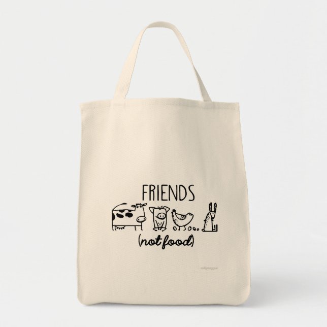 Tote Bag AMIS (pas nourriture) (Devant)