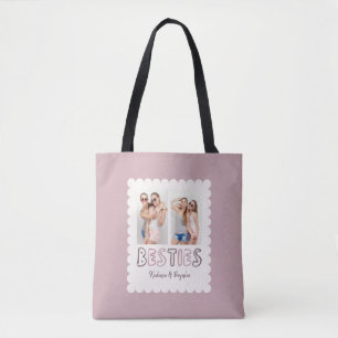 Tote Bag Amis personnalisés avec des couleurs photo 2
