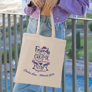 Tote Bag Amis qui croisent ensemble Conseil de groupe de va