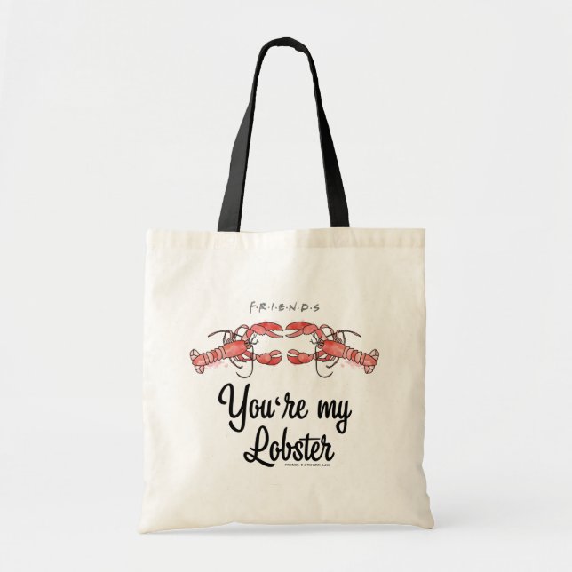 Tote Bag AMIS™ | Vous êtes ma citation d'aquarelle de homar (Devant)