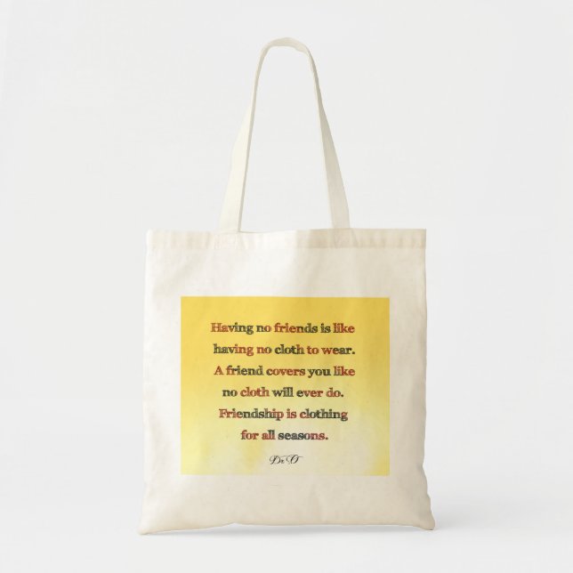 Tote Bag Amitié (Devant)