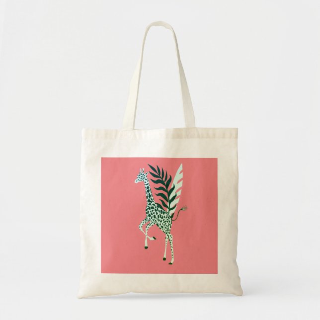 Tote Bag Amitié animale - Giraffe (Devant)
