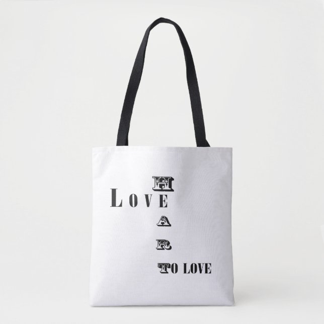 Tote Bag Amour (Devant)