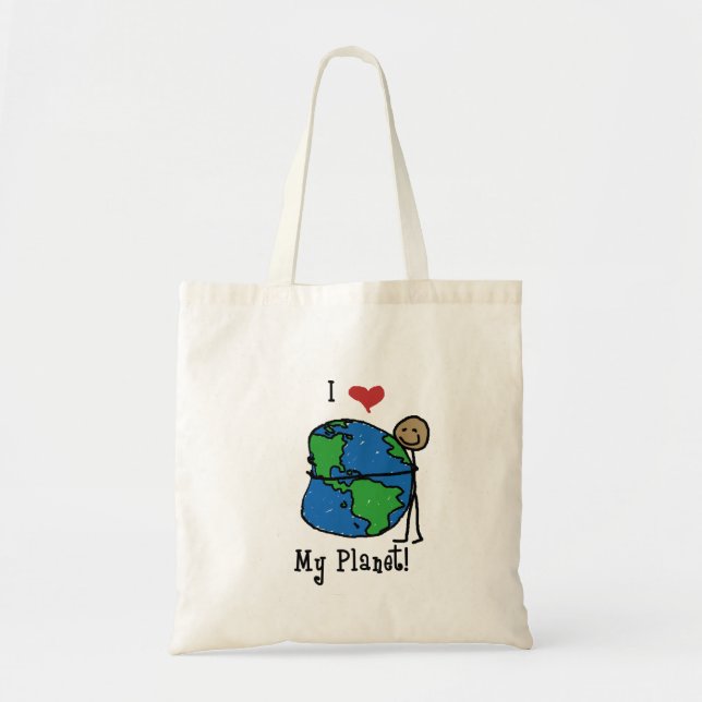 Tote Bag Amour 2 de planète (Devant)