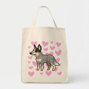 Tote Bag Amour australien de chien/Kelpie de bétail