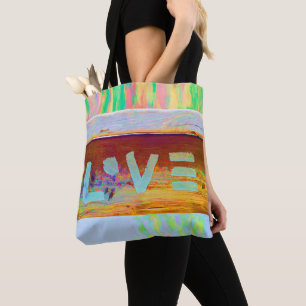 Tote Bag Amour Boho de Bohème hippie