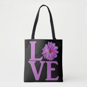 Tote Bag Amour Dahlia Lavande Classique