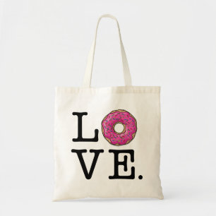 Tote Bag Amour de beignet drôle