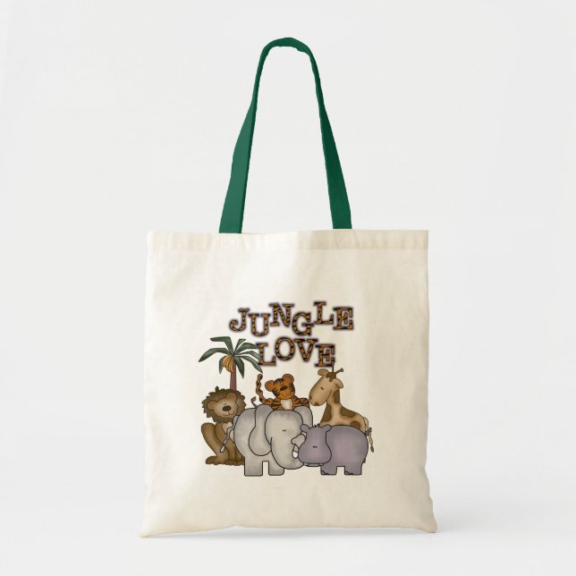 Tote Bag Amour de jungle (Devant)