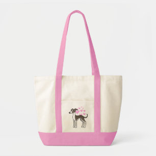 Tote Bag Amour de lévrier/whippet/lévrier italien
