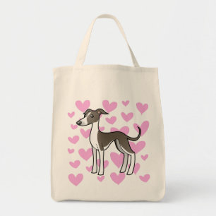 Tote Bag Amour de lévrier/whippet/lévrier italien