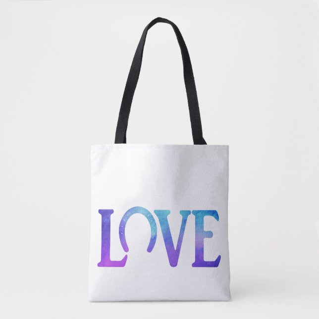 Tote Bag Amour de sabot violet (Devant)