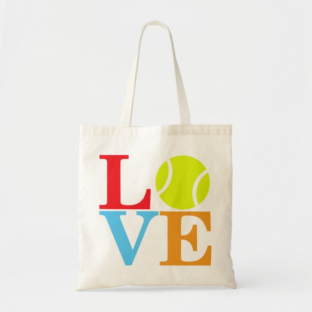 Tote Bag AMOUR de tennis d'as (Devant)