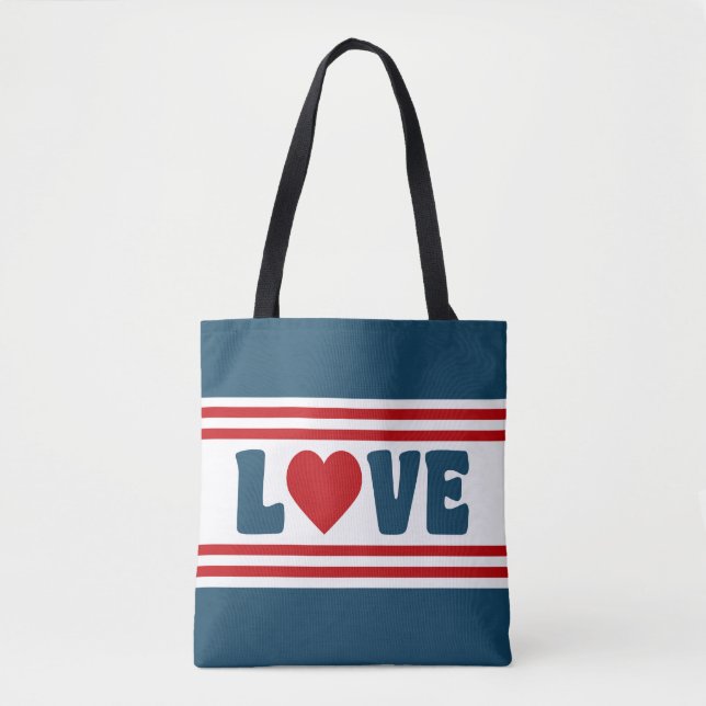 Tote Bag Amour design (Devant)