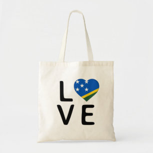 Tote Bag Amour - Drapeau des Îles Salomon