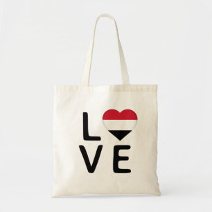Tote Bag Amour - Drapeau du Yémen