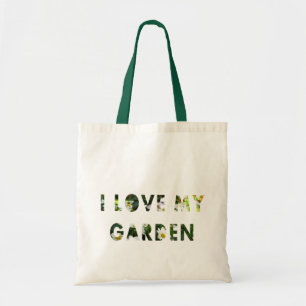 Tote Bag Amour du jardinier I mon texte floral de jardin