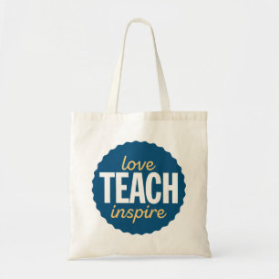 Tote Bag Amour Enseigner Inspirer.